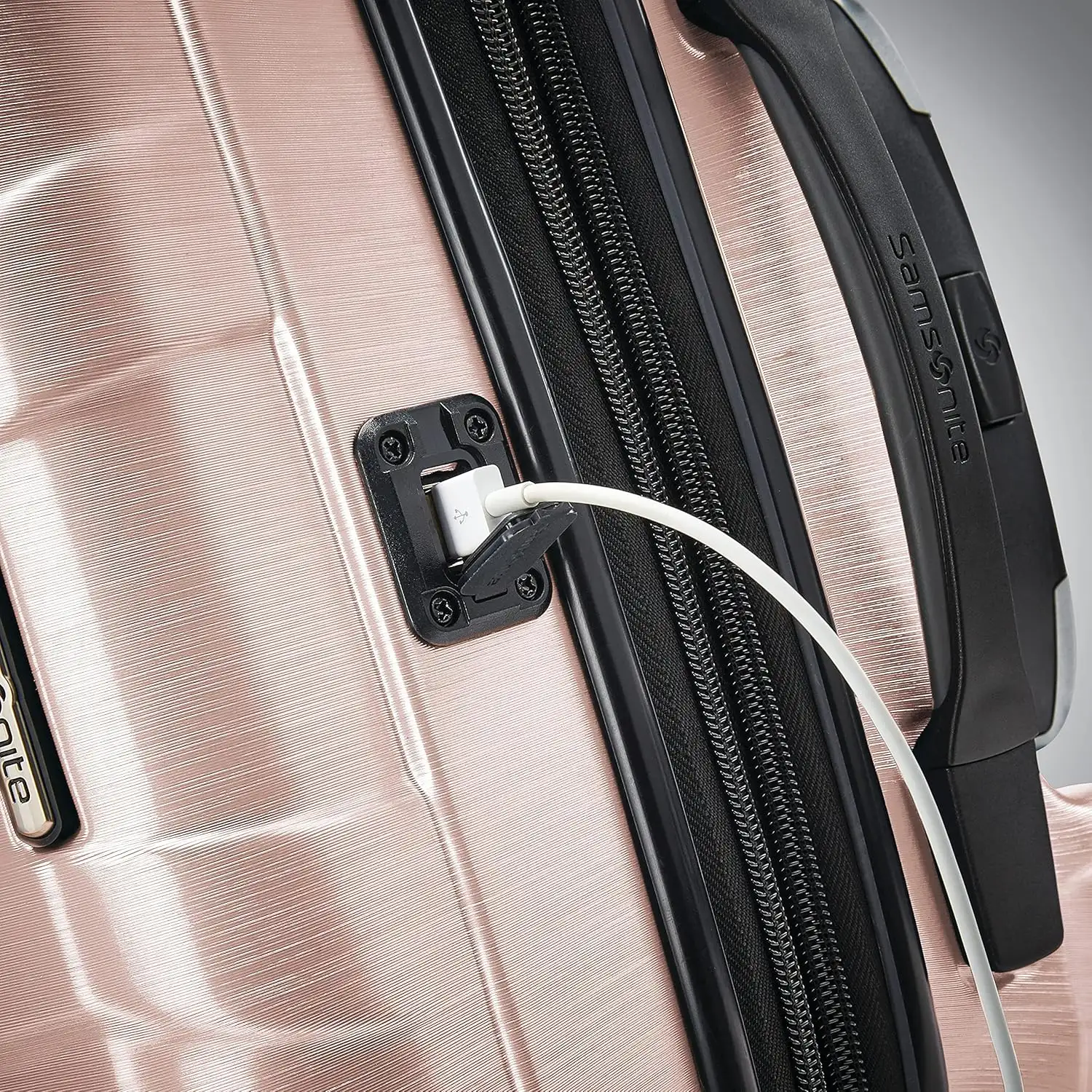 Samsonite Centric 2 Hardside Expandable Luggage with Spinner Wheels, Blossom Pink, 2-Piece Set (2024) - A1lI6bitWvL._AC_SL1500_